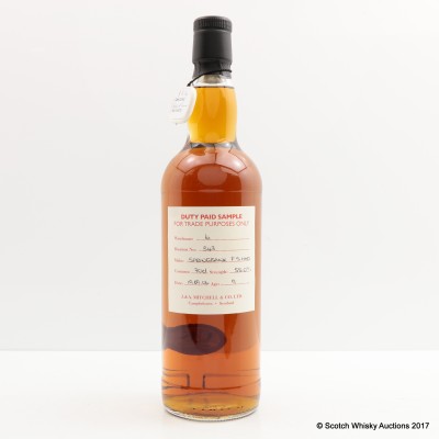 Springbank 2006 9 Year Old Duty Paid Sample