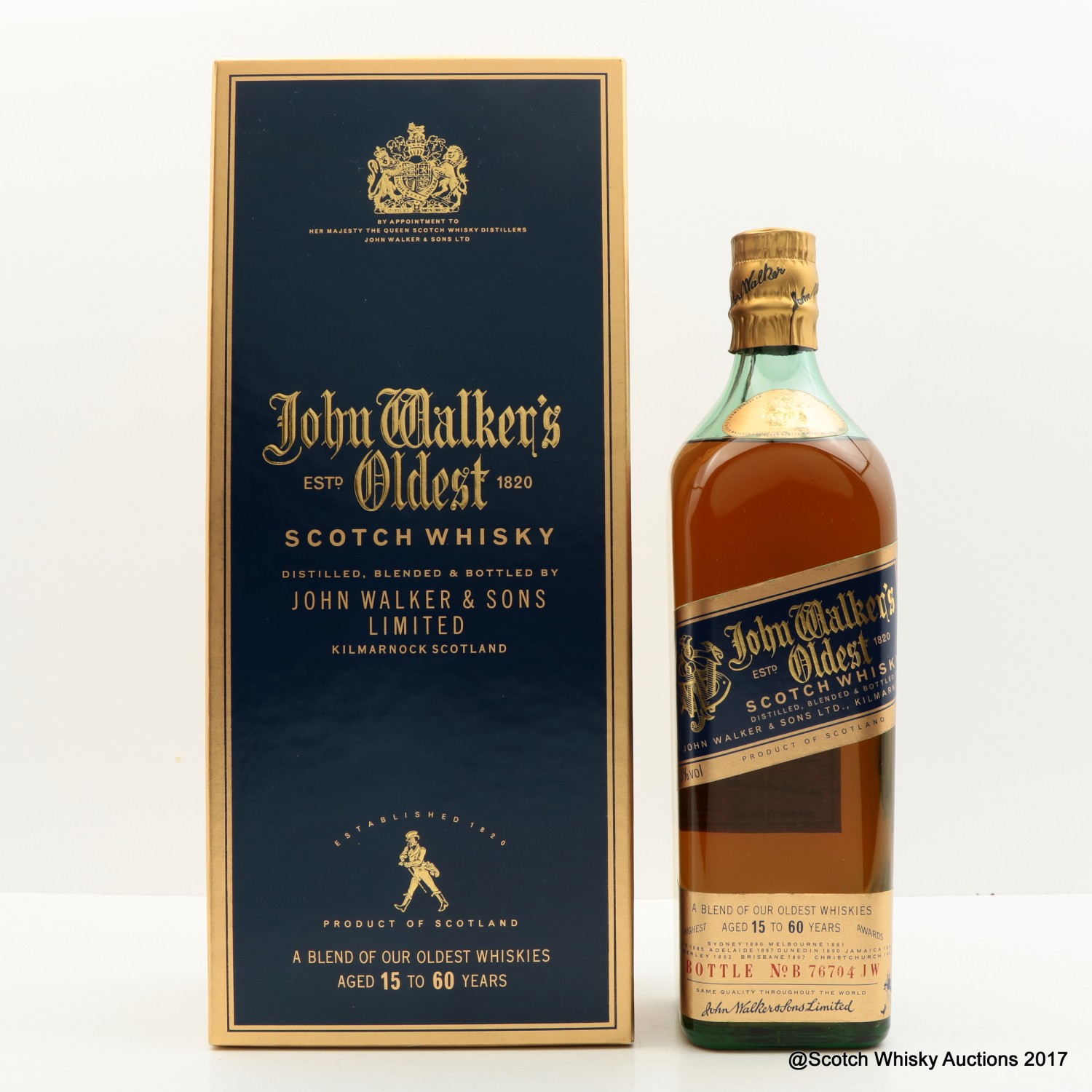 Johnnie Walker Oldest 75cl The 78th Auction Scotch Whisky Auctions