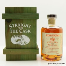 EDRADOUR 1985 21 YEAR OLD STRAIGHT FROM THE CASK CHATEAU D YQUEM FINISH 50CL