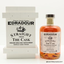 EDRADOUR 2002 13 YEAR OLD STRAIGHT FROM THE CASK BAROLO FINISH 50CL