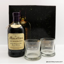 MACALLAN 1851 INSPIRATION   2 X GLASSES GIFT SET
