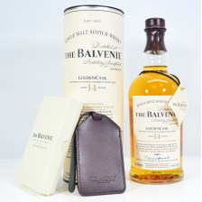 Balvenie Golden Cask 14 With Balvenie Leather Luggage Tag