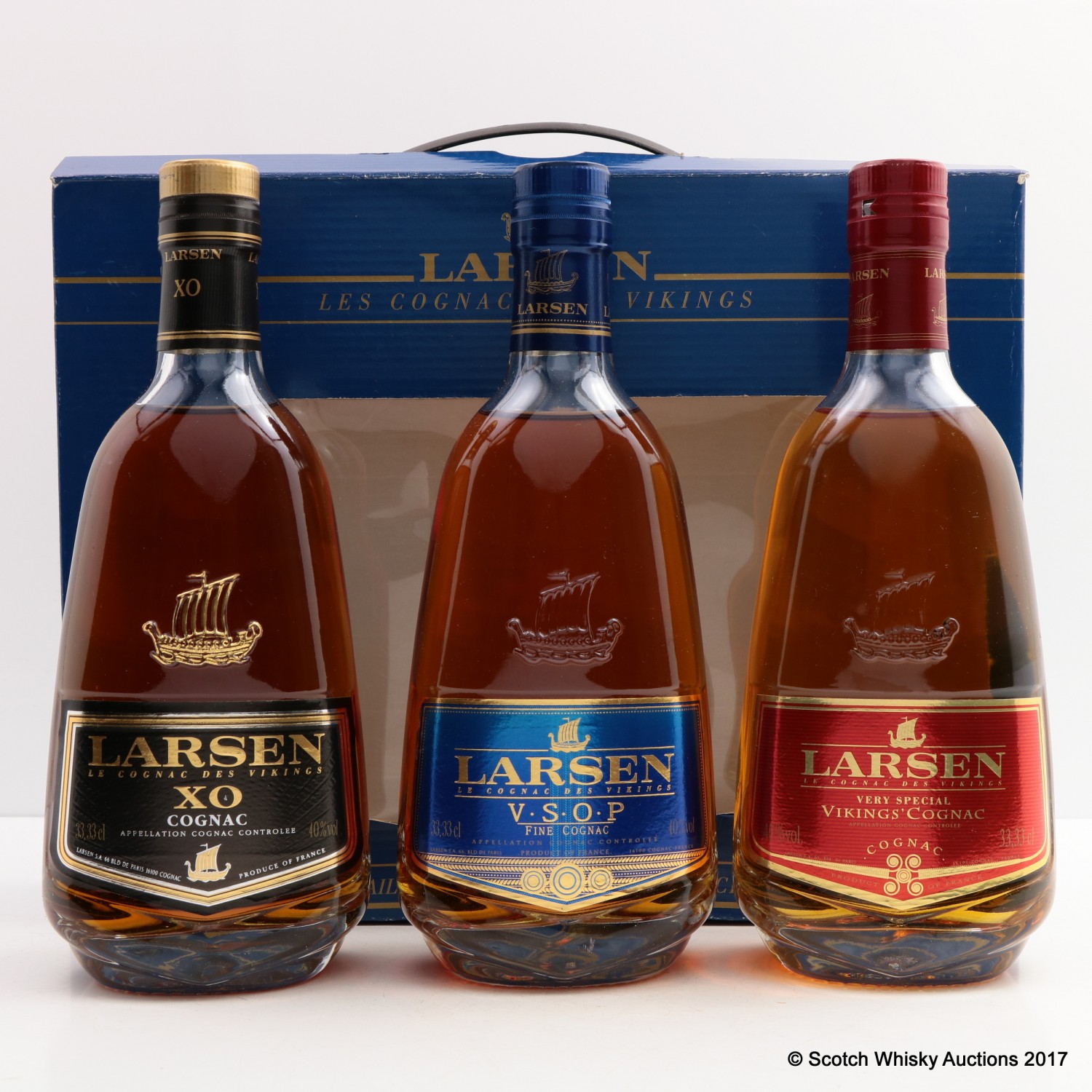 Larsen Viking Cognac Gift Set 3 x 33.33cl | The 79th Auction