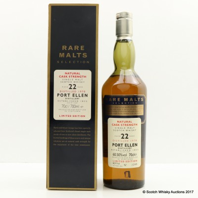 Rare Malts Port Ellen 1978 22 Year Old