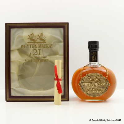 Whyte & Mackay 21 Year Old Decanter