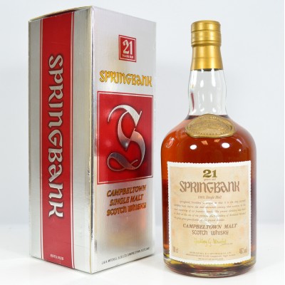 Springbank 21 Year Old Dumpy Bottle