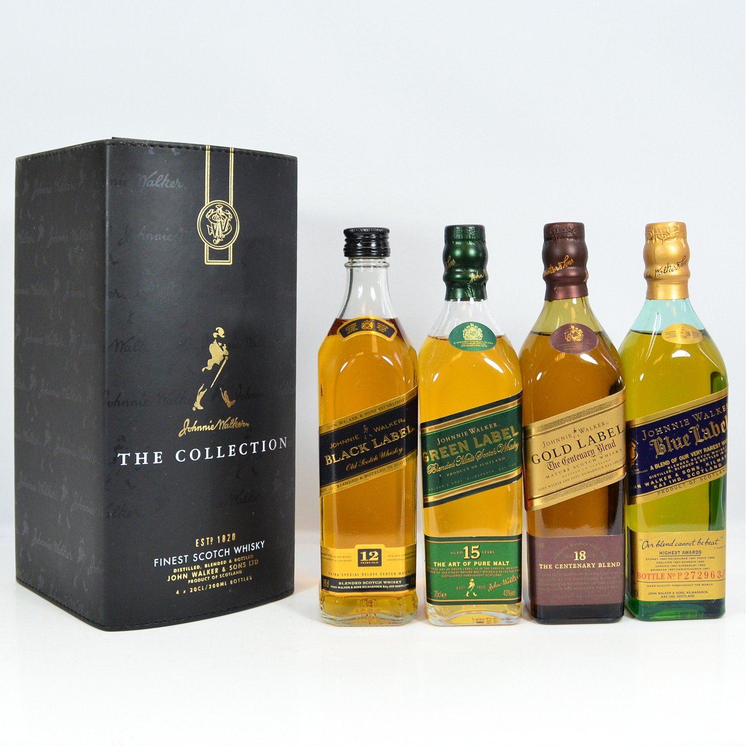 Johnnie Walker Collection 4 x 20cl The 32nd Auction Scotch Whisky