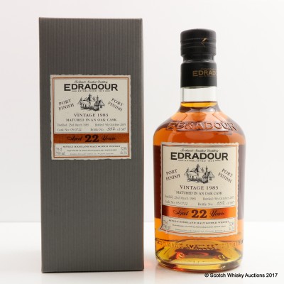 Edradour 1983 22 Year Old Port Finish