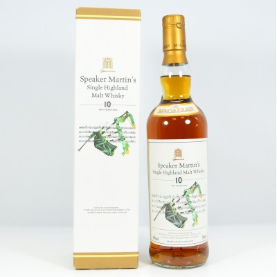 Macallan Speaker Martin's 10 Year Old