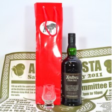 Ardbeg Feis Ile 2011 With Tasting Glass Poster In Bag