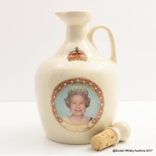 RUTHERFORD S CERAMIC QUEEN ELIZABETH DECANTER