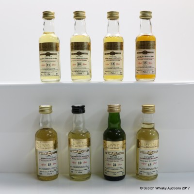 Assorted Old Malt Cask Minis 8 x 5cl Including Ardbeg 24 Year Old