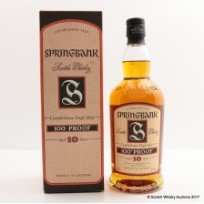 Springbank 10 Year Old 100 Proof