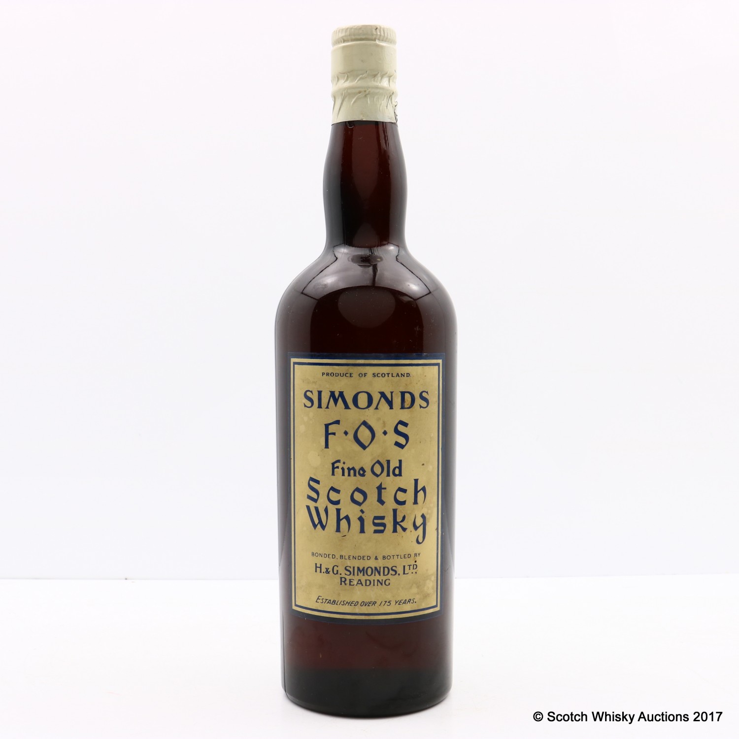 Simonds Blended Fine Old Scotch Whisky The 80th Auction Scotch Whisky Auctions