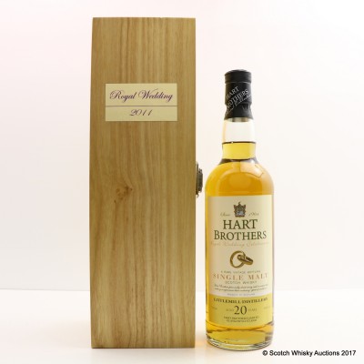 Littlemill 20 Year Old Hart Brothers Bottled For Royal Wedding