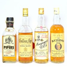 HAIG S GOLDEN AGE 100 PIPERS  MACGREGOR S V O S 5 YEAR OLD   BUCHANAN BLEND