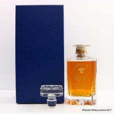 THISTLE WHISKIES DECANTER CELEBRATING 50TH BIRTHDAY OF THE PRINCE OF WALES