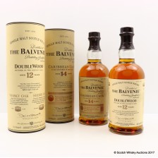 Balvenie 12  Doublewood   14  Caribbean Cask    17 Year Old  Doublewood    Tantalus  3x70cl 