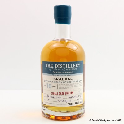 Braeval 2000 16 Year Old Distillery Reserve Collection