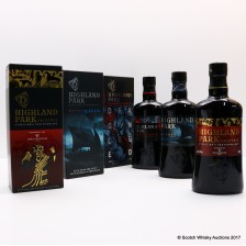 Highland Park Set Raven Valkyrie Dragon Legend 3 X 70cl