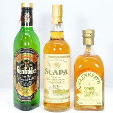 Glenfiddich Pure Malt Scapa 12 Glen Keith 10