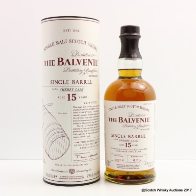 Balvenie 15 Year Old Single Sherry Barrel