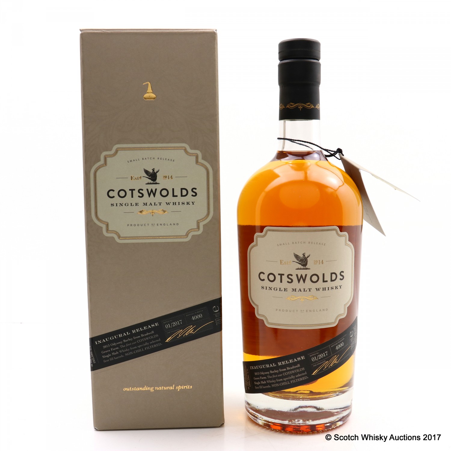 Cotswolds Single Malt Inaugural Release The 80th Auction Scotch