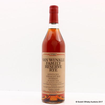 Pappy Van Winkle 13 Year Old Family Reserve Rye 75cl