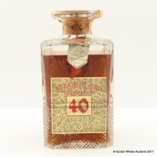 Macallan Glenlivet 40 Gordon Macphail Edinburgh Crystal Decanter