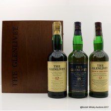 GLENLIVET  THE PLACE  COLLECTION 3 X 70CL