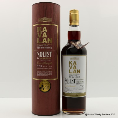 Kavalan Solist Sherry Cask For Tasttoe