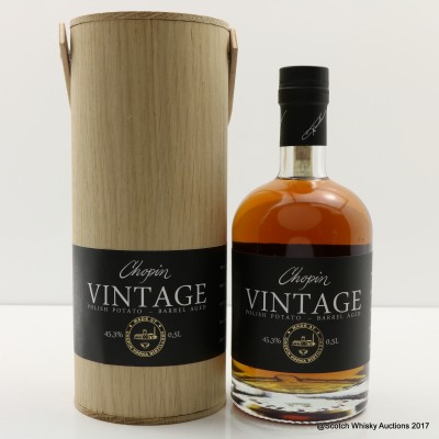 Chopin Vintage Barrel Aged Vodka 50cl