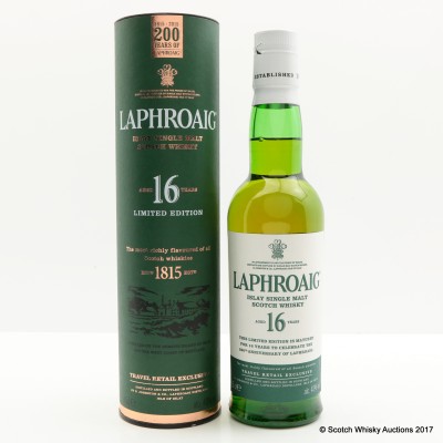 Laphroaig 16 Year Old 200th Anniversary 35cl