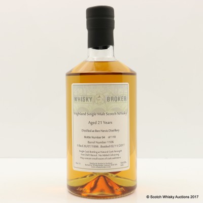 Ben Nevis 1996 21 Year Old Whisky Broker