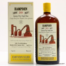 HAMPDEN 2010 6 YEAR OLD HABITATION VELIER FOR 60TH ANNIVERSARY LA MAISON DU WHISKY