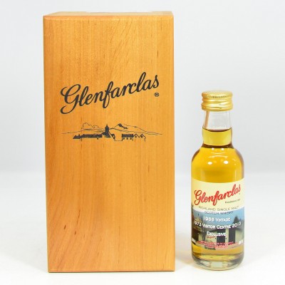 Glenfarclas 1988 Vintage Visitor Centre 1973 2013 Mini 5cl