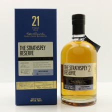THE STRATHSPEY RESERVE 21 YEAR OLD BLEND FOR HEATHROW WORLD OF WHISKIES