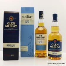 Glen Moray Elgin Classic Glenlivet Founder S Reserve 2 X 70cl