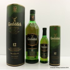 GLENFIDDICH 12 YEAR OLD 1L   MATCHING 20CL