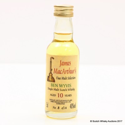 Ben Wyvis 10 Year Old James MacArthur's Mini 5cl