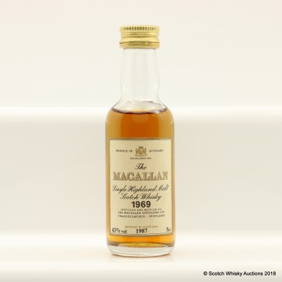 Macallan 1969 Mini 5cl