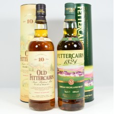 FETTERCAIRN 1824 12 YEAR OLD   OLD FETTERCAIRN 10 YEAR OLD