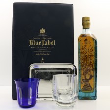 Johnnie Walker Blue Label Mid Autumn Festival 2013 With 2 X Glasses Tray