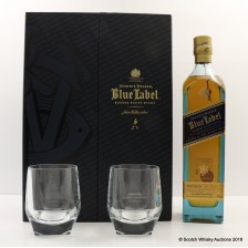 Johnnie Walker Blue Label With 2 Glasses