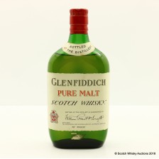 GLENFIDDICH PURE MALT 70  PROOF HALF BOTTLE