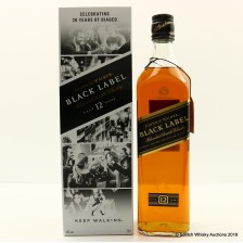 Johnnie Walker 12 Black Label Limited Edition Diageo 20th Anniversary
