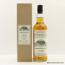 Springbank Christmas 2014 Organic Barley Private Bottling For Staff