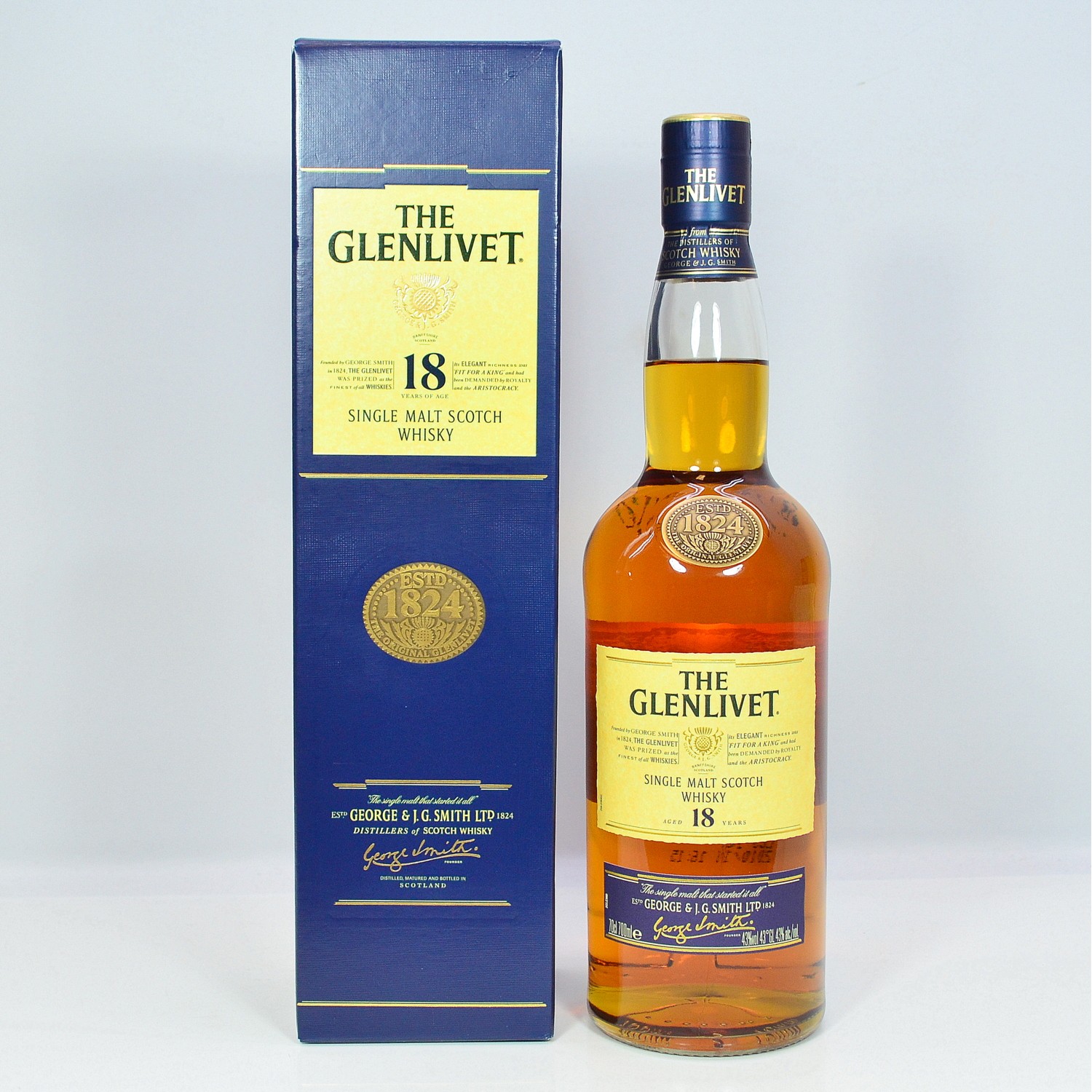 Scotch Whisky Auctions The 34th Auction Glenlivet 18 Year Old