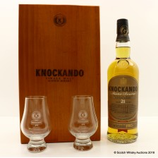 Knockando 1983 21 Master Reserve With 2 X Glencairn Glasses Set
