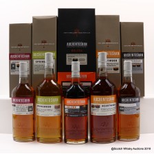 Auchentoshan Springwood Silver Oak Coopers Reserve Heartwood Solera Set 3 X 70cl 2 X